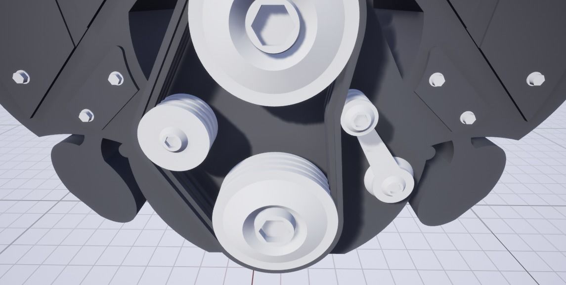 GM Engine 3D model_10