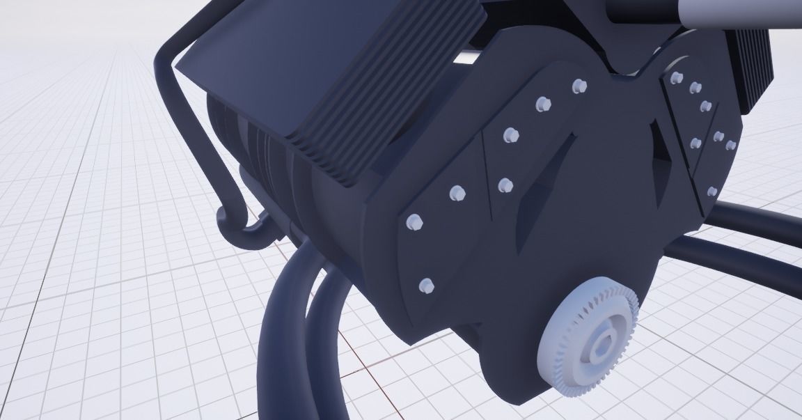 GM Engine 3D model_4