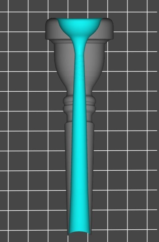 Symphonic Trumpet Mouthpiece Bundle 3D print model_1
