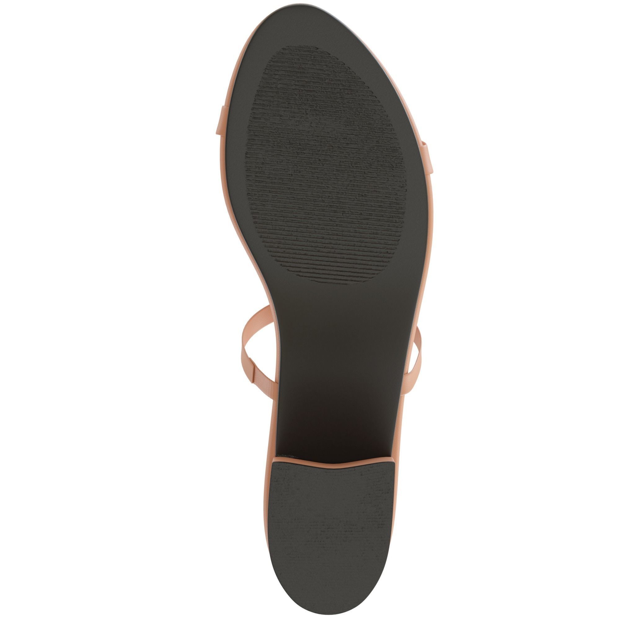 Thin Two Strap Heeled Slide 3D Model Collection_3