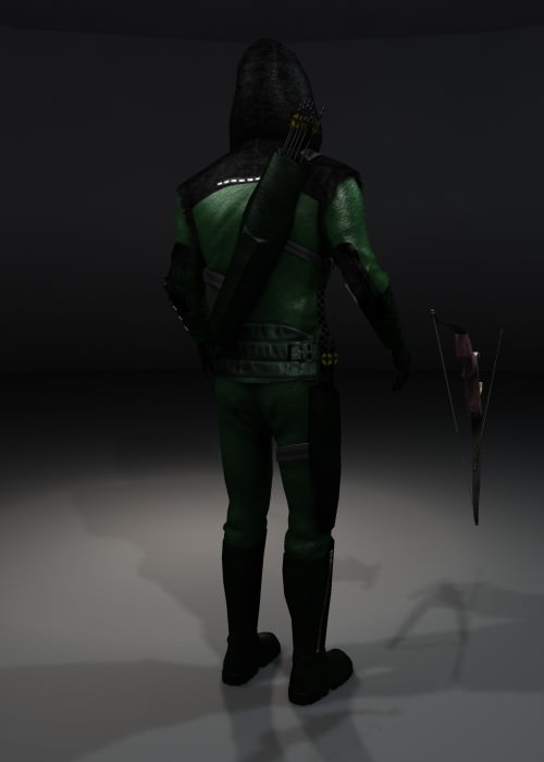 Arrow 3D Model Low-poly 3D model_2