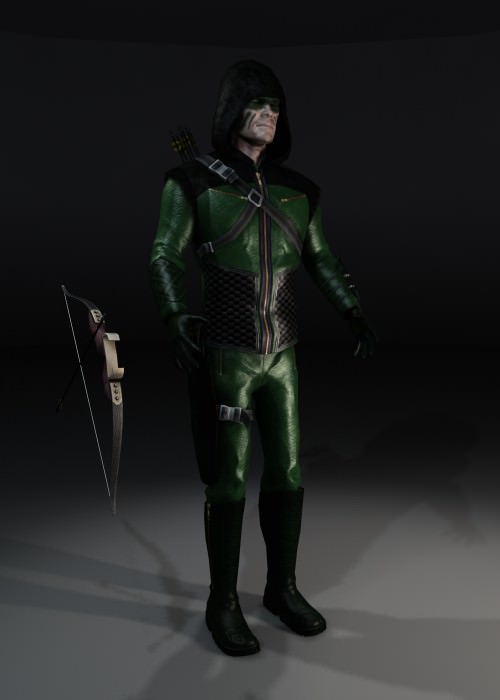 Arrow 3D Model Low-poly 3D model_1