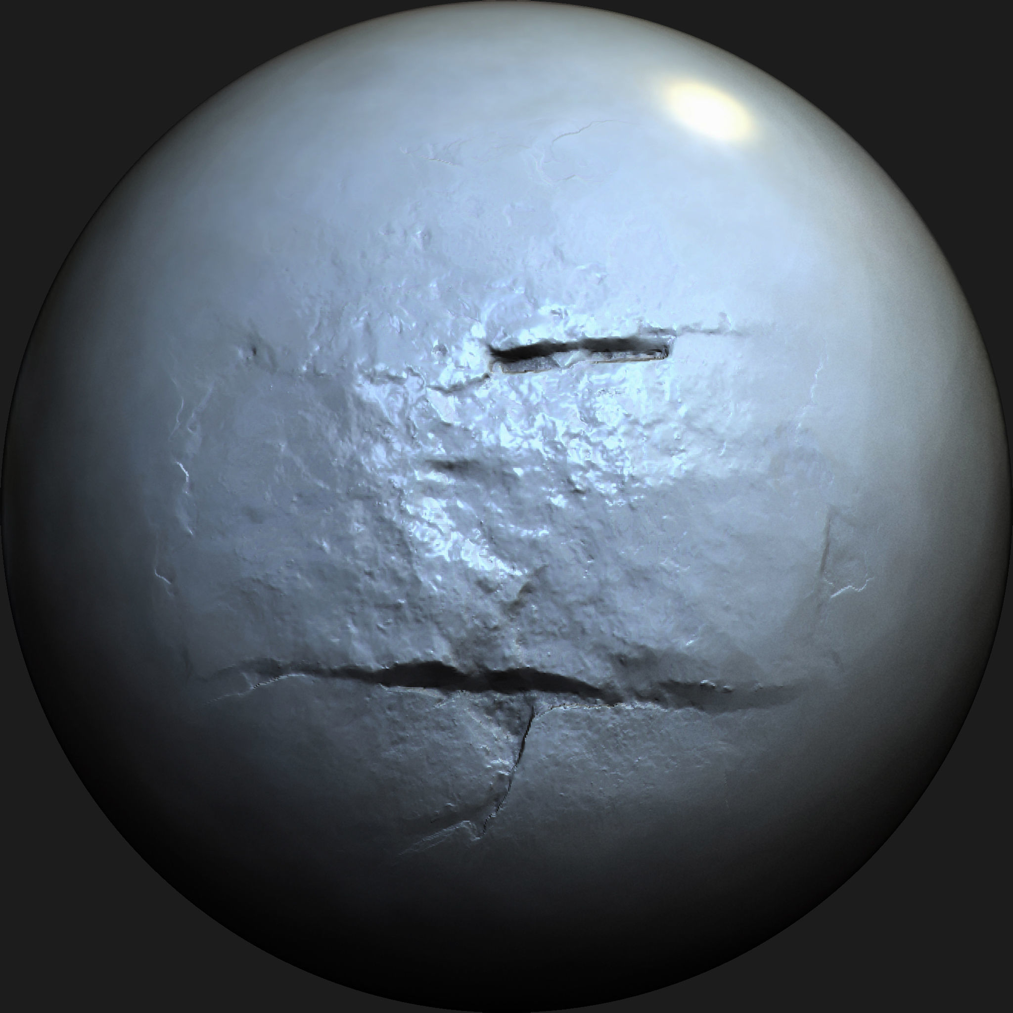Wall Damage VDM Brushes Vol 3 Low-poly 3D model_3