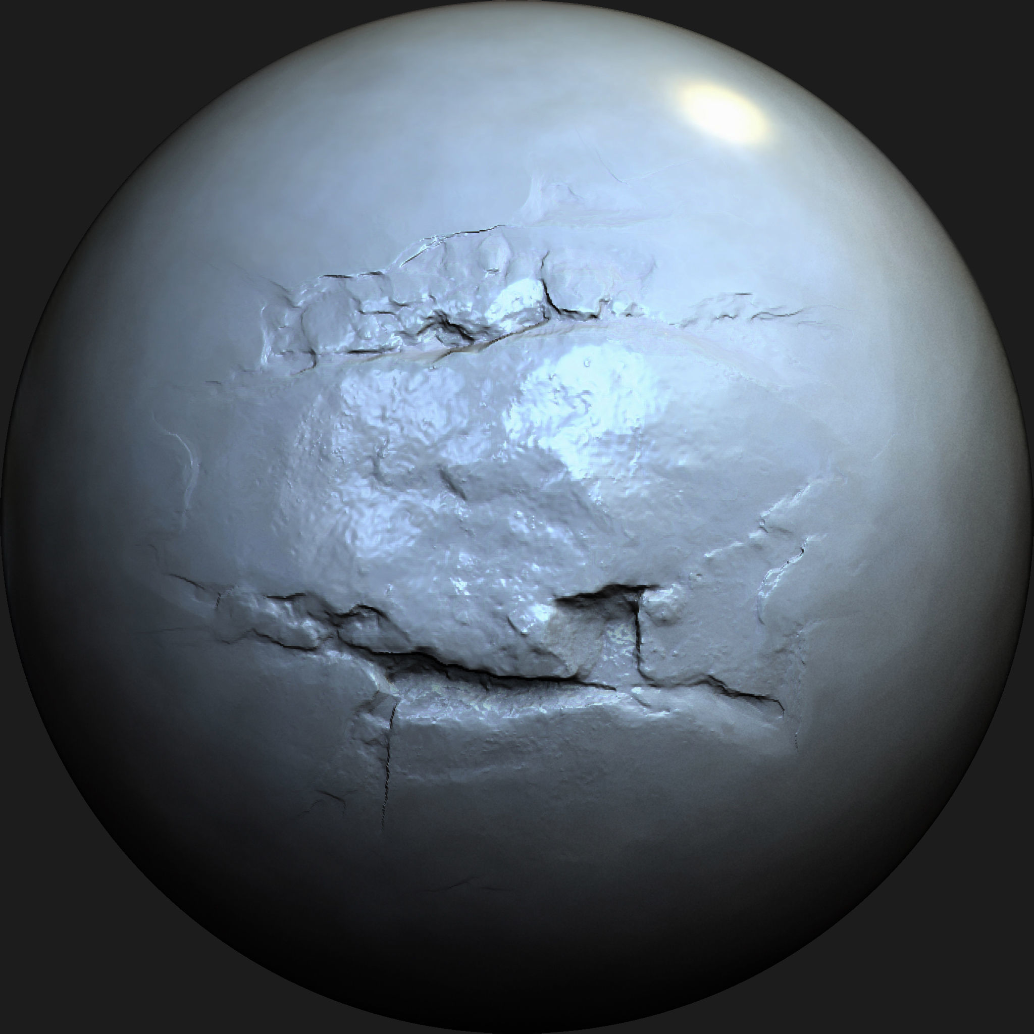 Wall Damage VDM Brushes Vol 3 Low-poly 3D model_6
