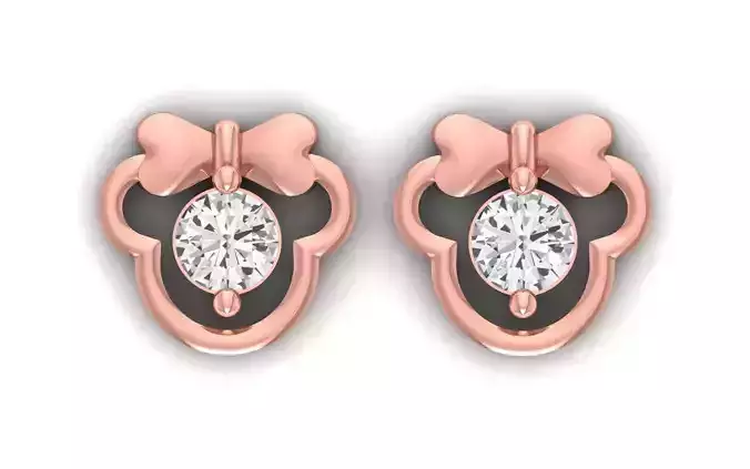 Women Earrings 3dm STL  OBJ FBX Renders Details