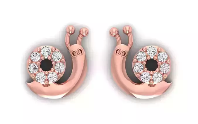 Women Earrings 3dm STL  OBJ FBX Renders Details