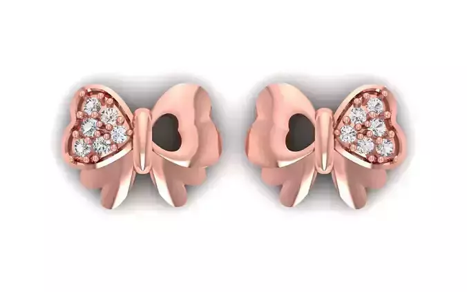 Women Earrings 3dm STL  OBJ FBX Renders Details