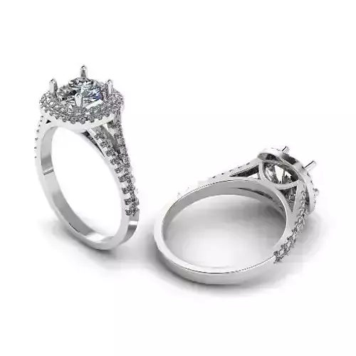 Double halo ring Model 2134