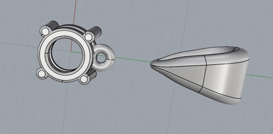 Pendant Model 2130 3D print model_4