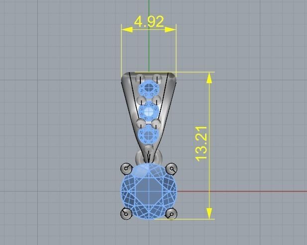 Pendant Model 2130 3D print model_5