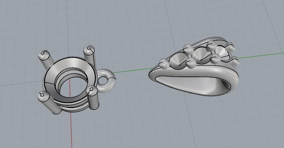 Pendant Model 2130 3D print model_2