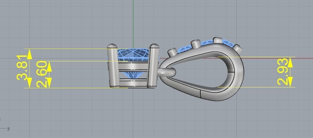 Pendant Model 2130 3D print model_6