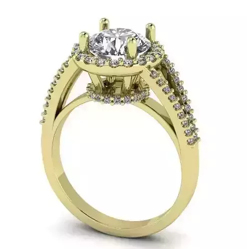 Double halo ring Model 2129