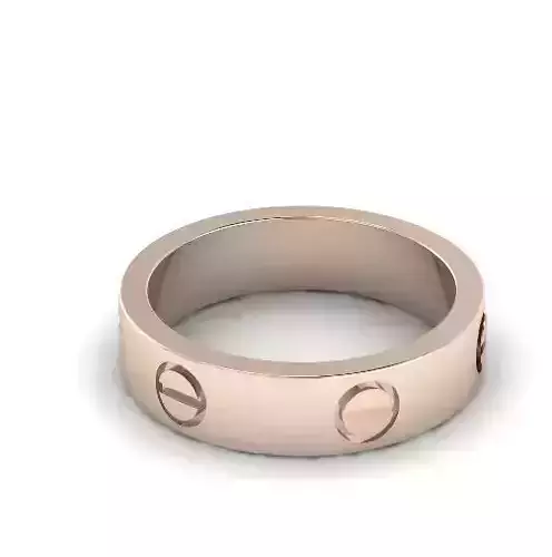 Wedding ring with bolts Model 2142