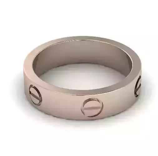 Wedding ring with bolts Model 2138