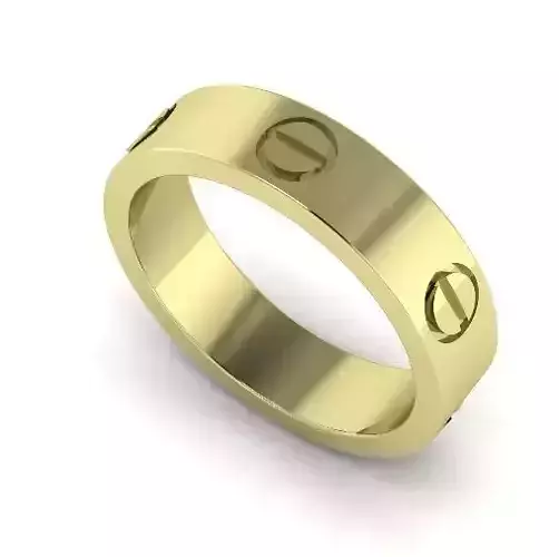 Wedding ring with bolts size 6 Model 2136