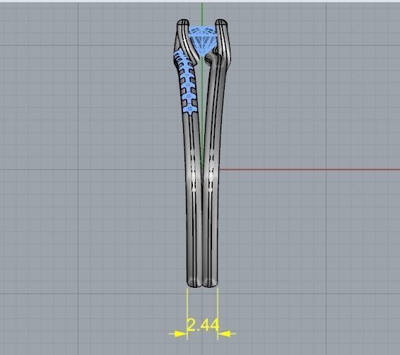 Double halo ring Model 2135 3D print model_7