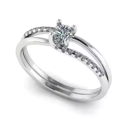 Double halo ring Model 2135