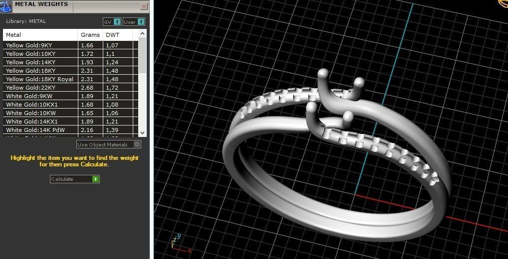 Double halo ring Model 2135 3D print model_8