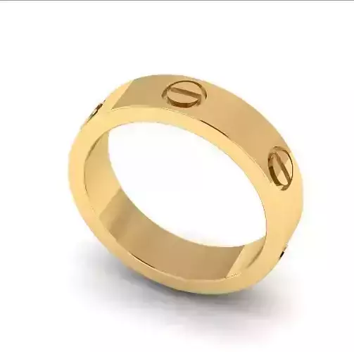 Wedding ring with bolts size 10 Model 2151