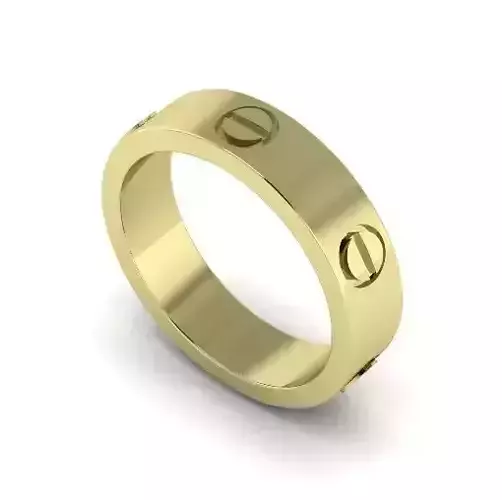 Wedding ring with bolts Model 2149