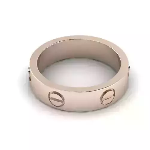 Wedding ring with bolts Model 2145