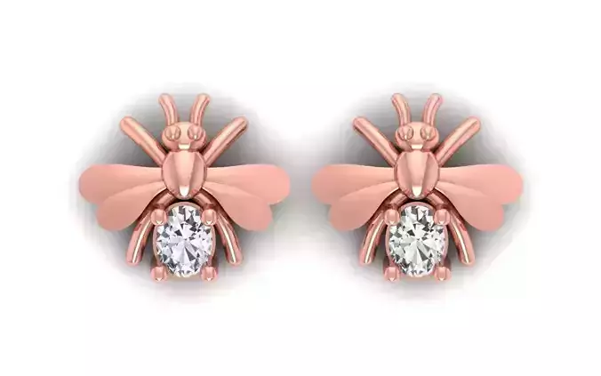 Women Earrings 3dm STL  OBJ FBX Renders Details