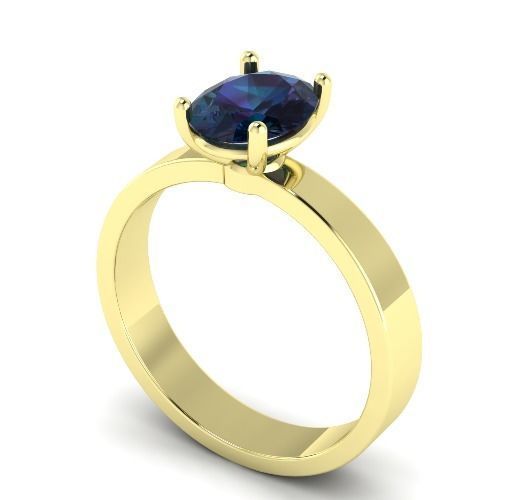 Soliter ring size 8 Model 2162 3D print model_1