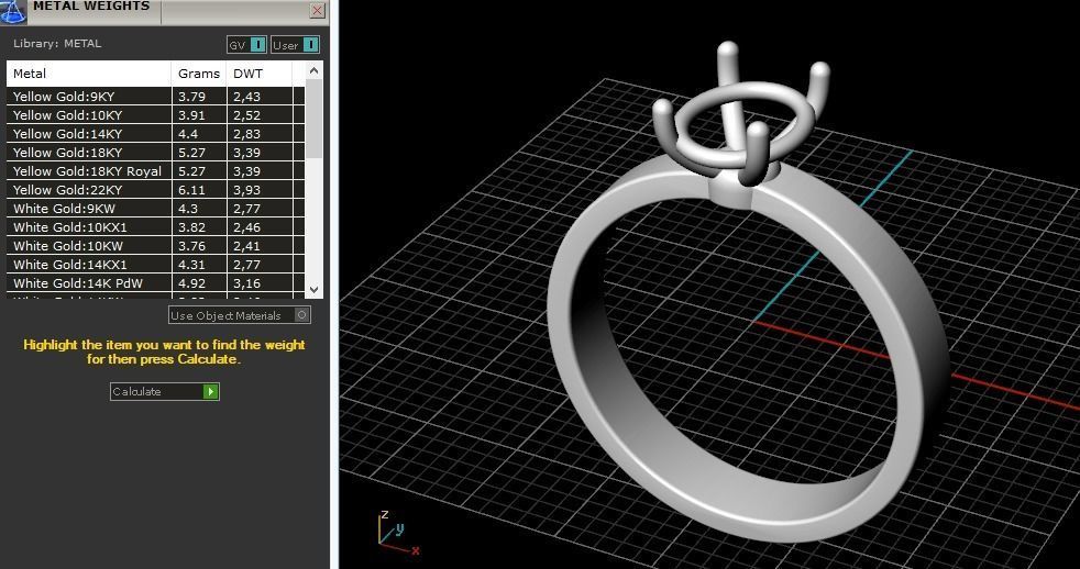 Soliter ring size 8 Model 2162 3D print model_7