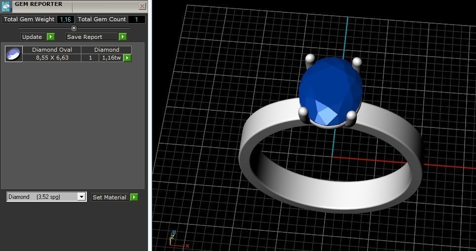 Soliter ring size 8 Model 2162 3D print model_8