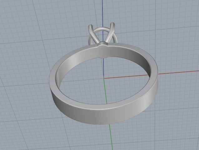 Soliter ring size 8 Model 2162 3D print model_2