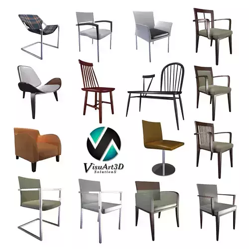 Chairs Collection modern chair with chrome frame