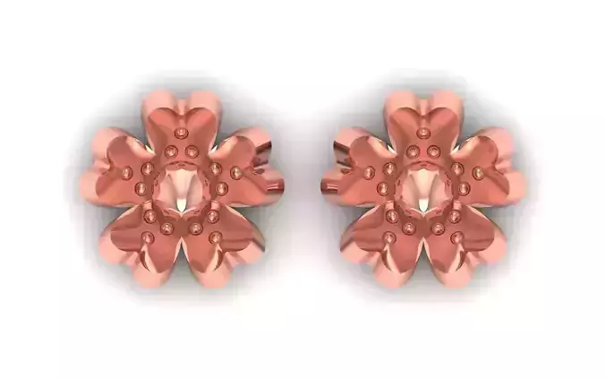 Women Earrings 3dm STL  OBJ FBX Renders Details