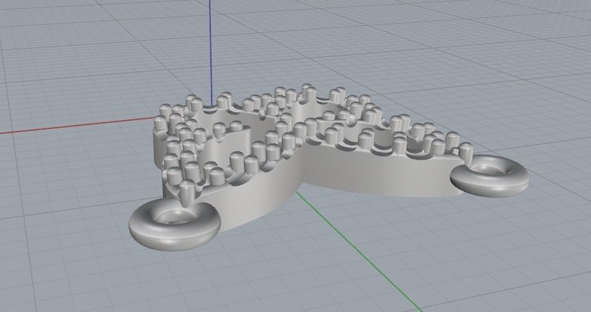 Butterfly pendant Model 2174 3D print model_5