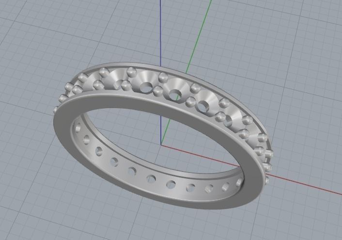 Ring Model 2166 3D print model_5