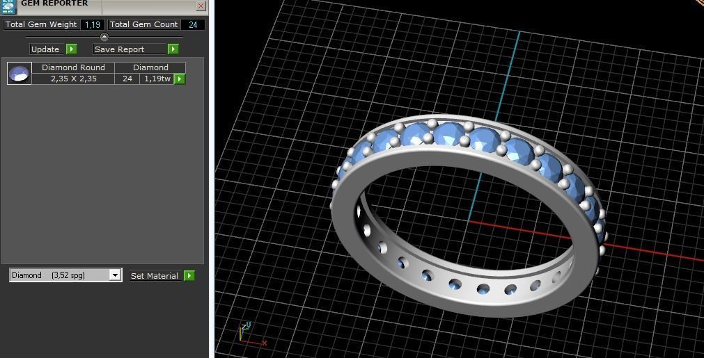 Ring Model 2166 3D print model_9