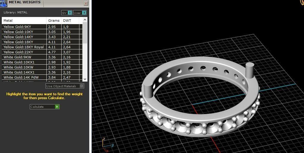 Ring Model 2166 3D print model_8