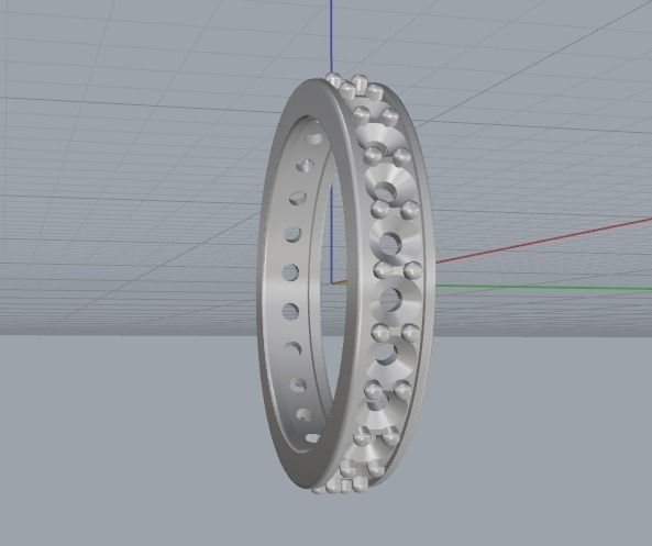 Ring Model 2166 3D print model_4