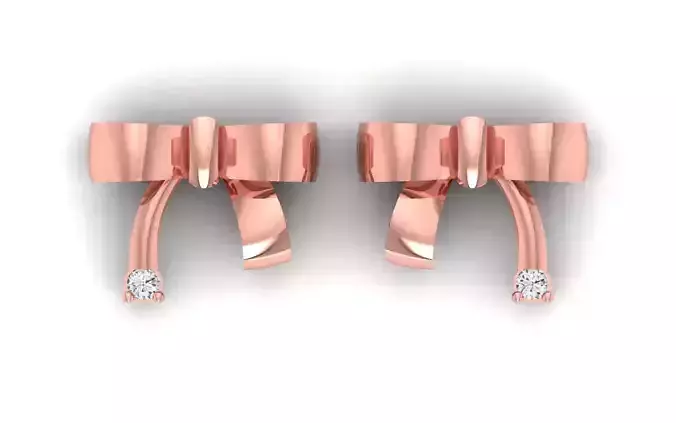 Women Earrings 3dm STL  OBJ FBX Renders Details