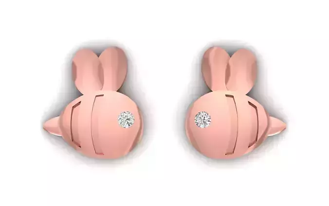 Women Earrings 3dm STL  OBJ FBX Renders Details