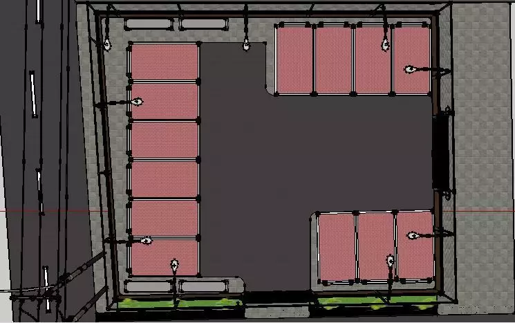 hospital parking area 3D print model_0
