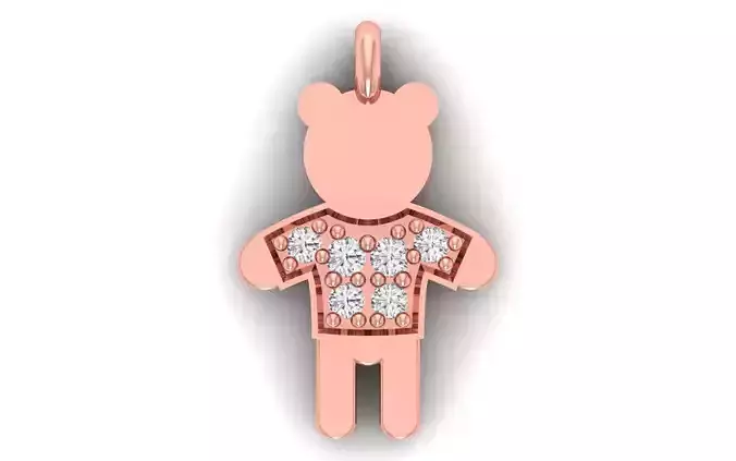 Baby Pendants 3dm STL  OBJ FBX Renders Details