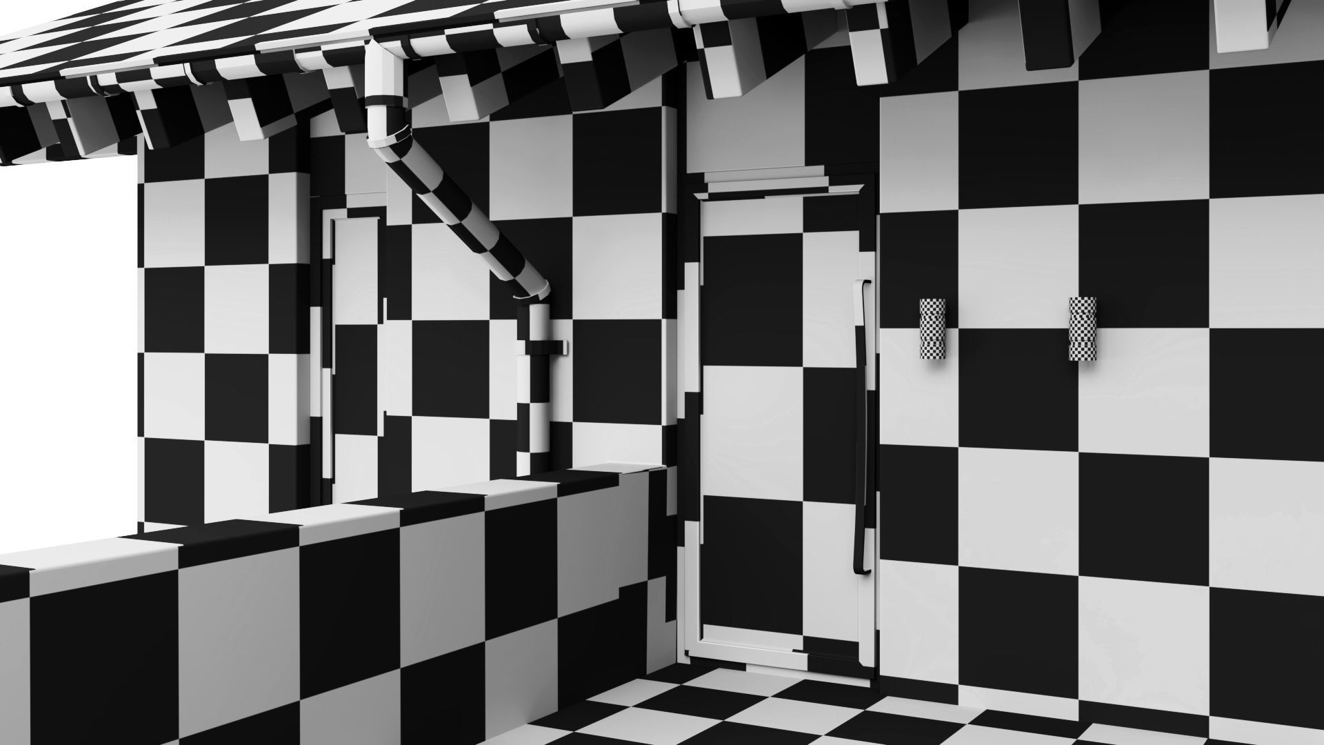 Modern swiss chalet 3D model_35