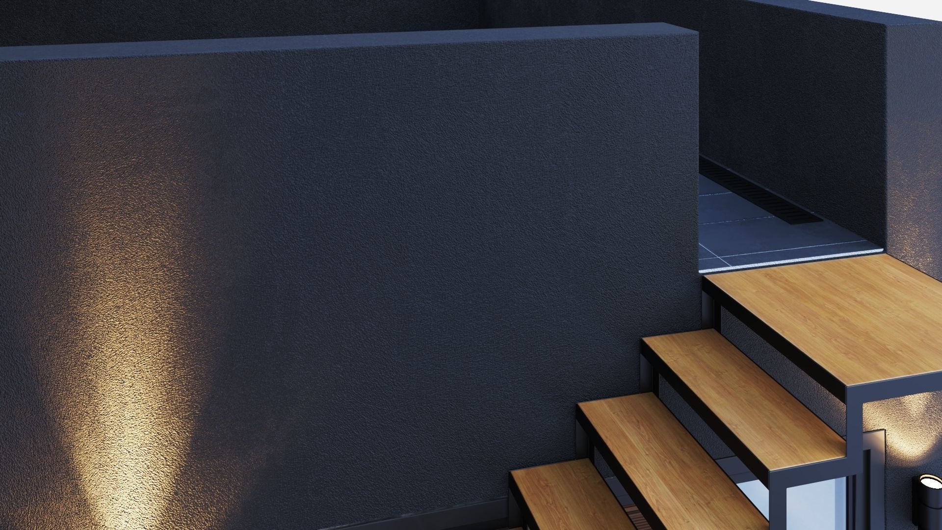 Modern swiss chalet 3D model_18