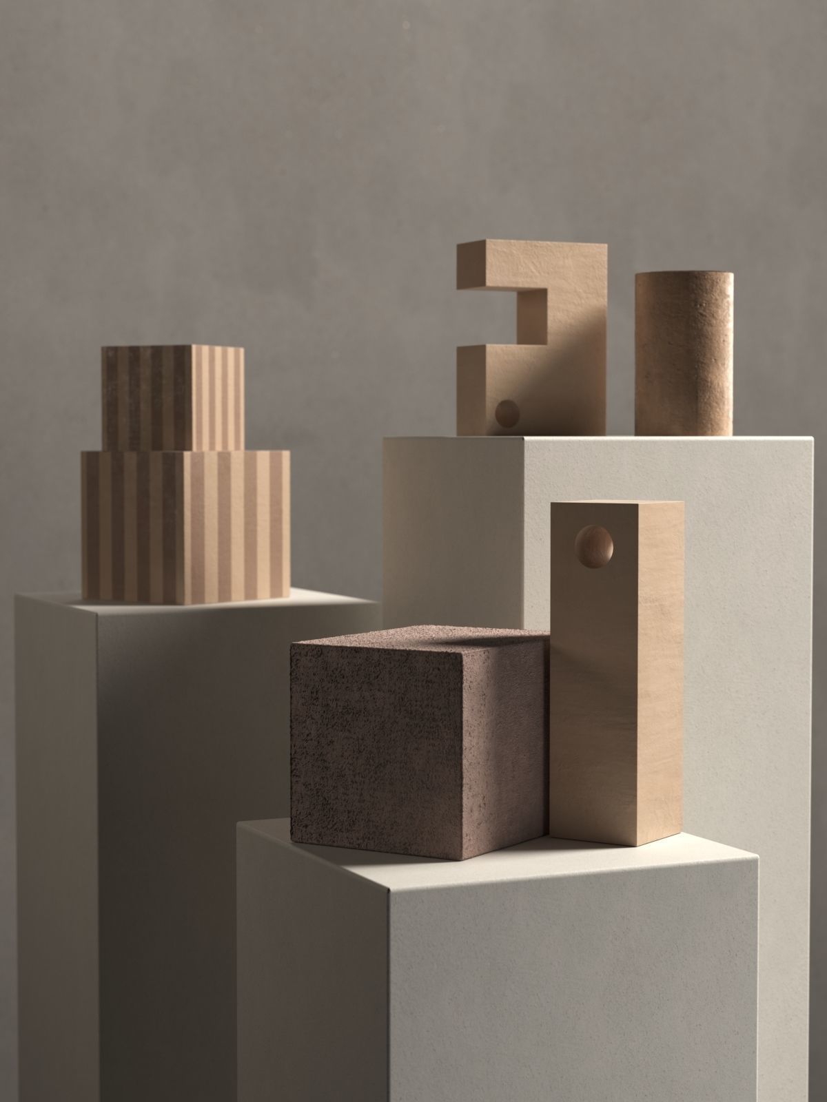 Decorative Objects Set 39 3D model_2