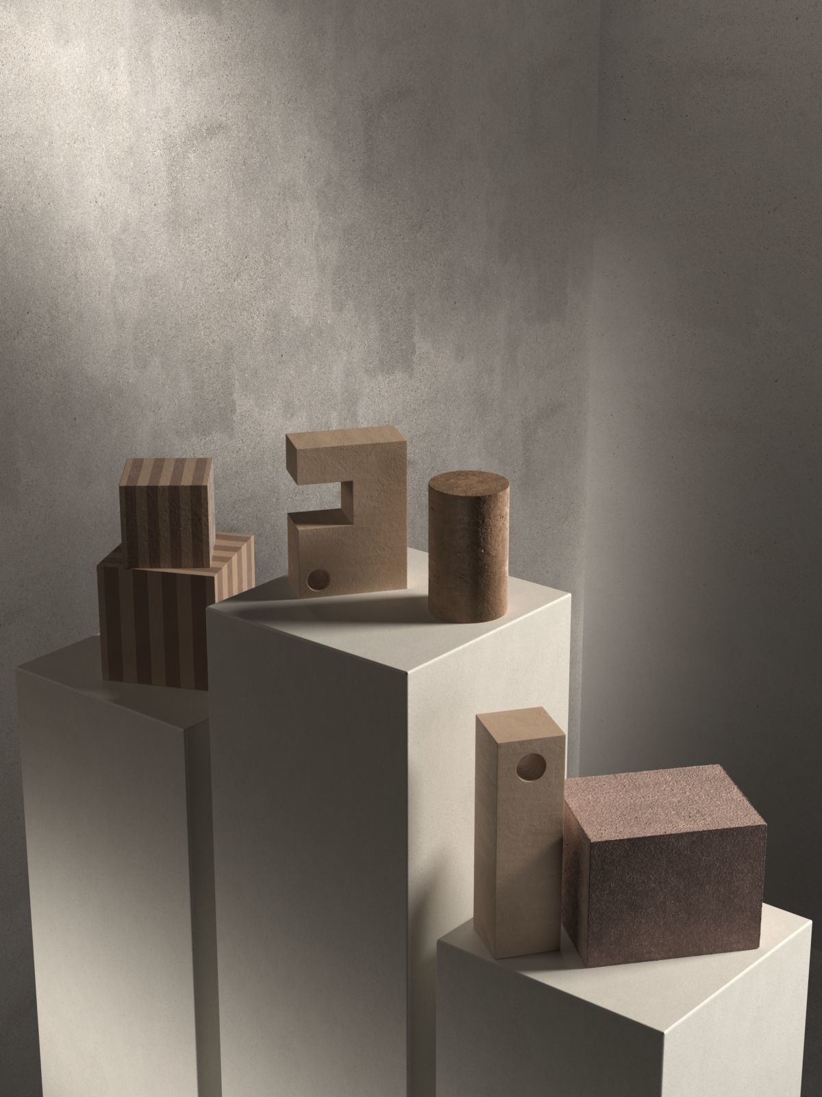 Decorative Objects Set 39 3D model_1