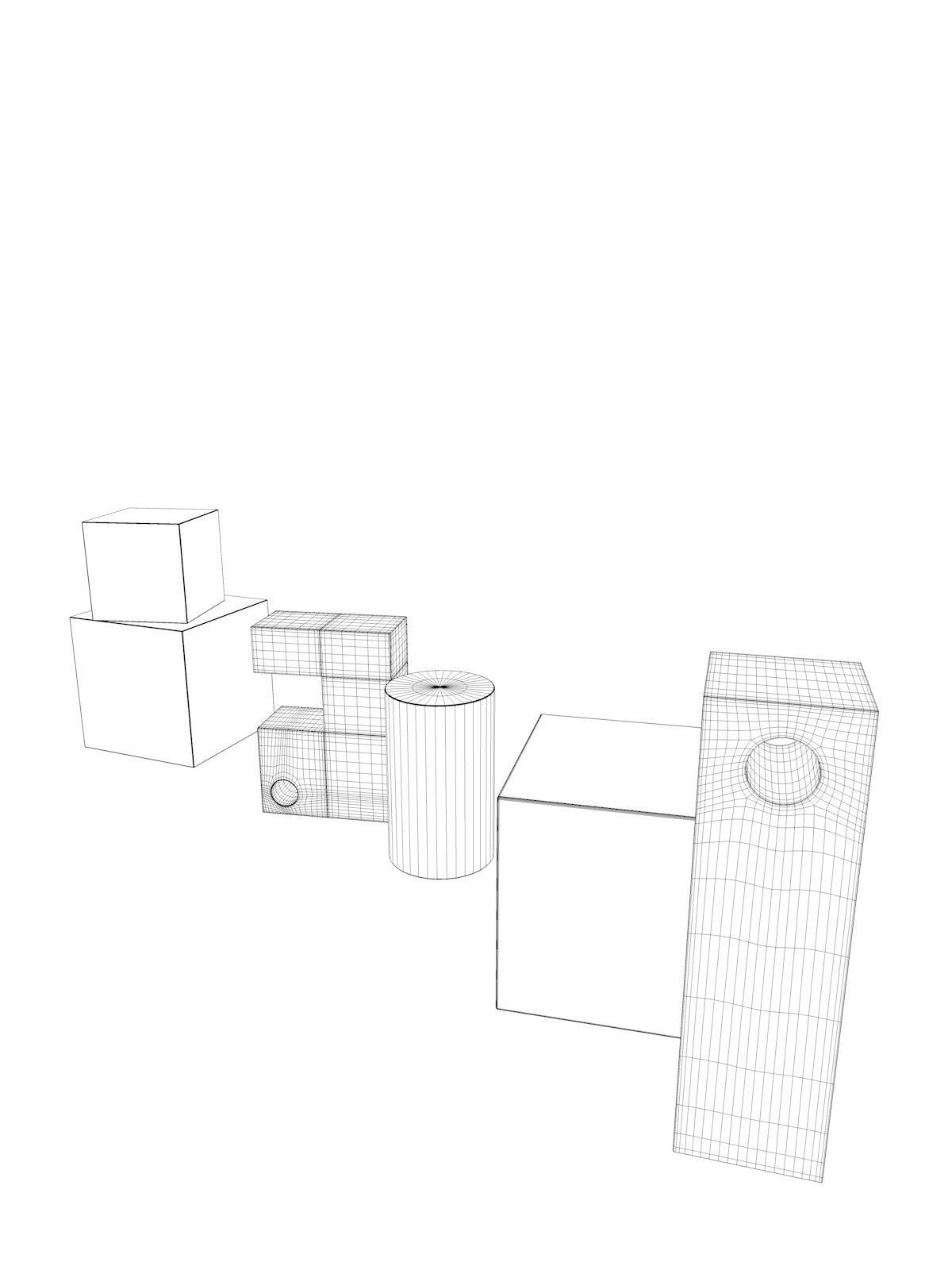 Decorative Objects Set 39 3D model_4