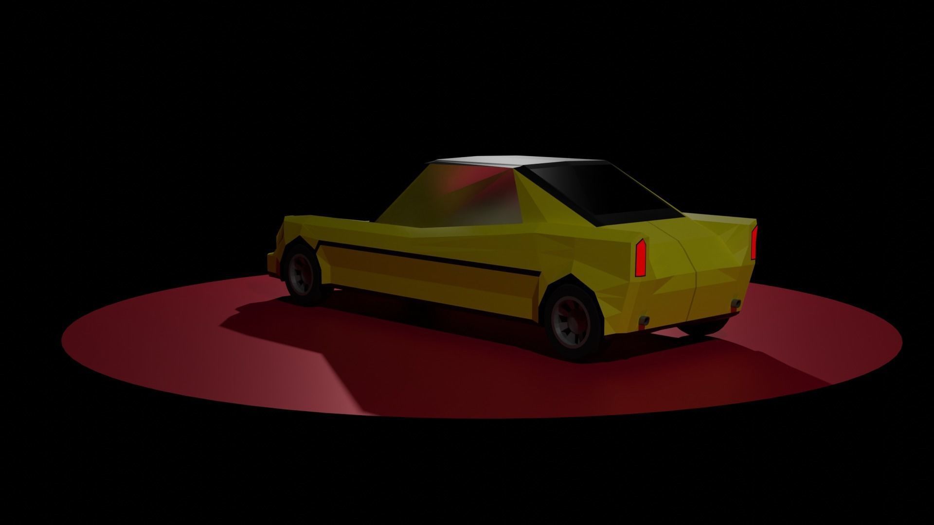 Low Poly Car Pack  Low-poly 3D model_14