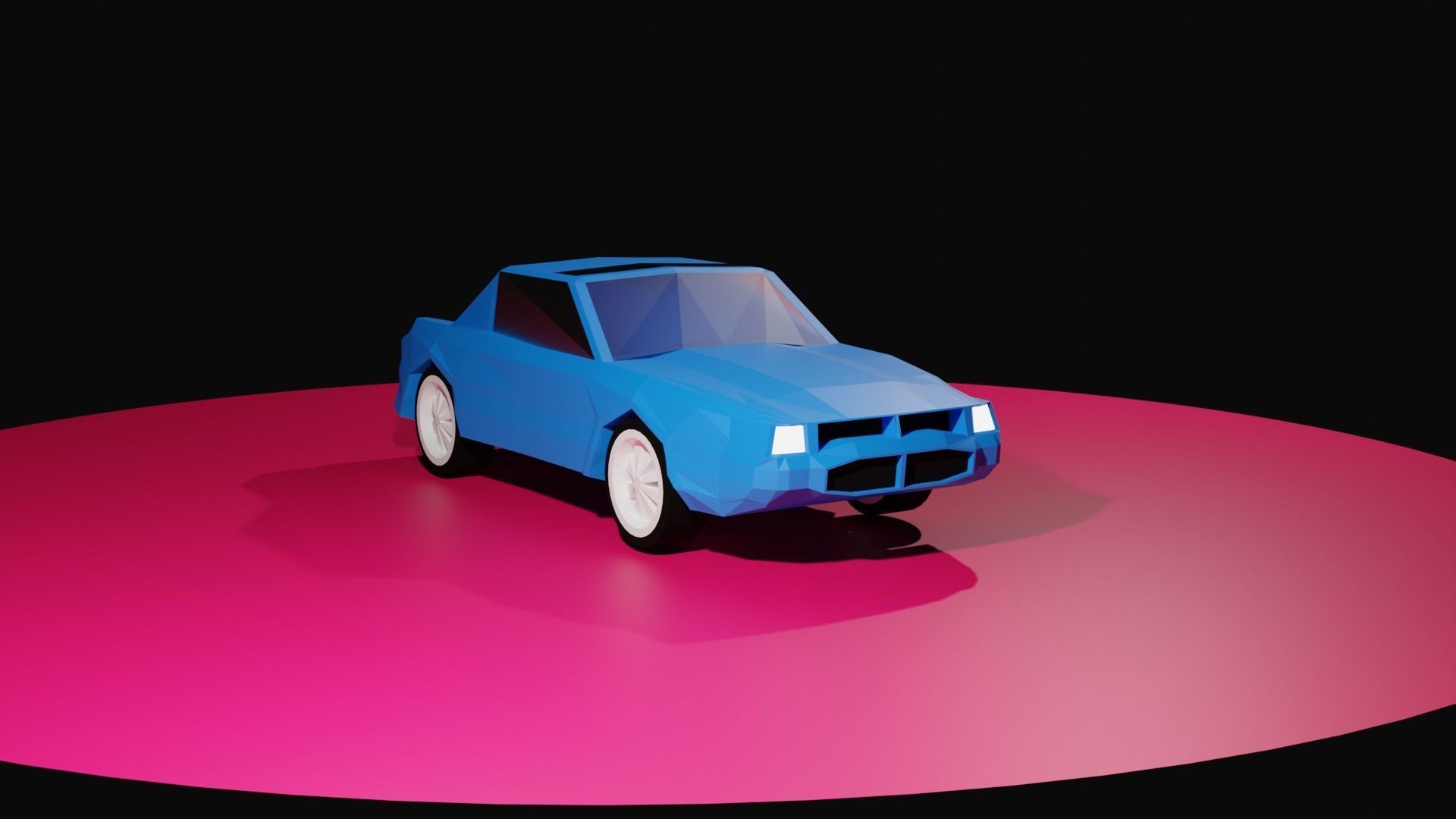 Low Poly Car Pack  Low-poly 3D model_6