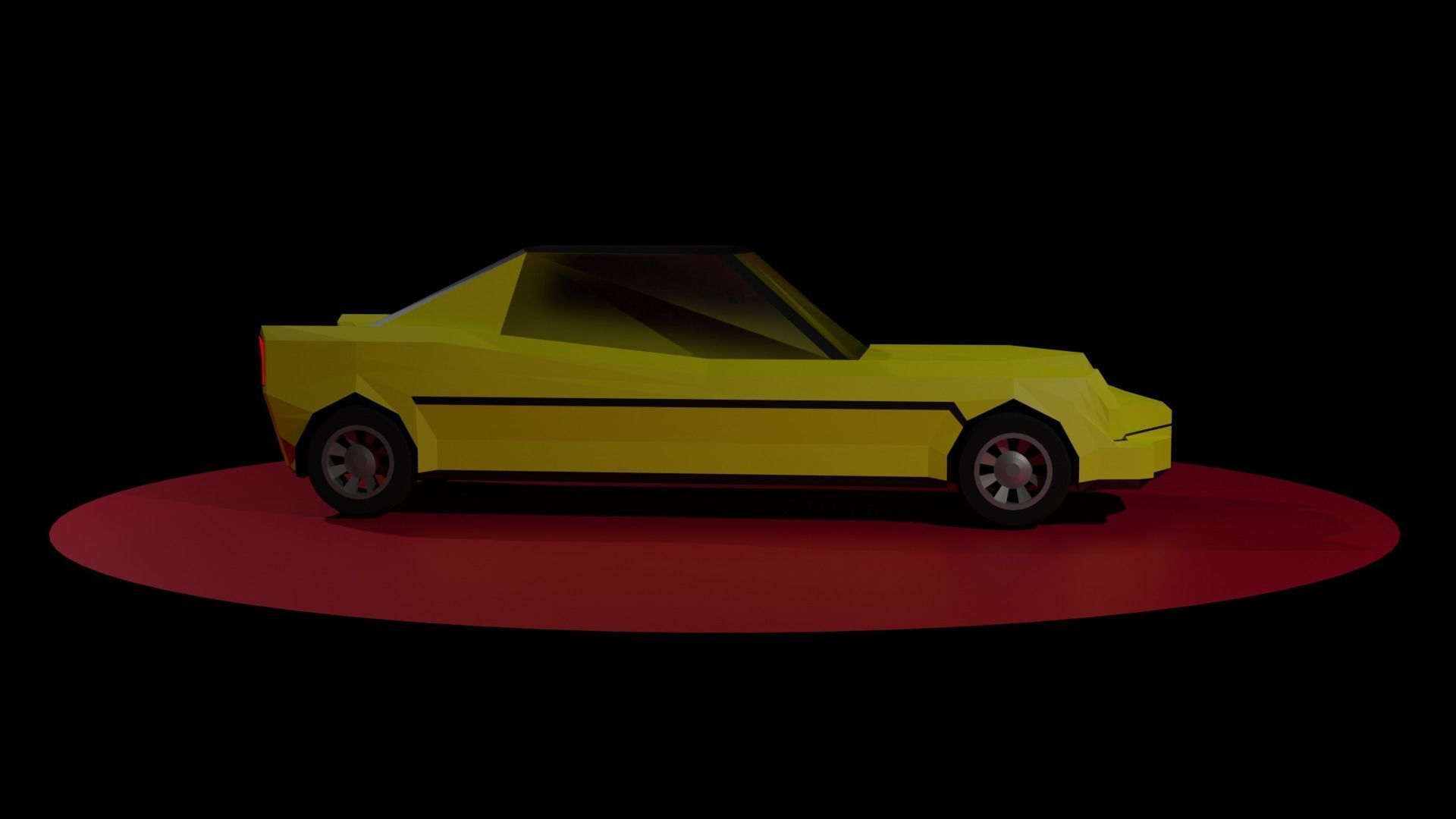 Low Poly Car Pack  Low-poly 3D model_13